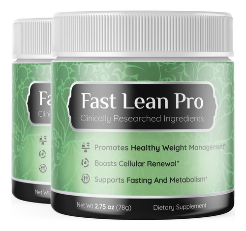 Fast Lean Pro Advanced Formula Suplemento En Polvo  Fast Le