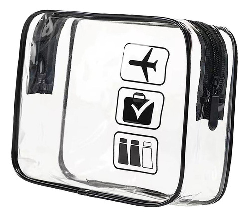 Mox 3 Bolsa De Maquillaje Transparente, Bolsa Cosmética