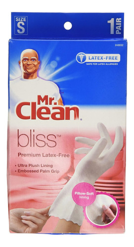 Mr. Clean Bliss - Guantes De Alta Calidad, Sin Látex, Tall.