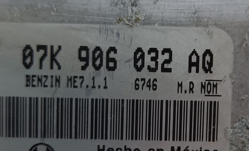 Computadora Vw Jetta Bora 2.5 06-08 Original 07k 906 032 Aq (Usado)