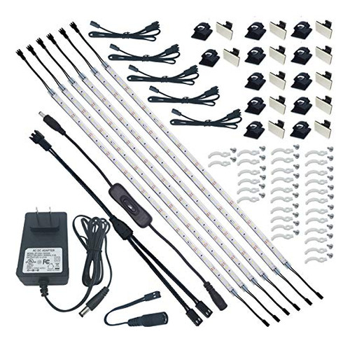 Luces Led Flexibles Para Gabinetes, 6 Pcs 20puLG 24w,