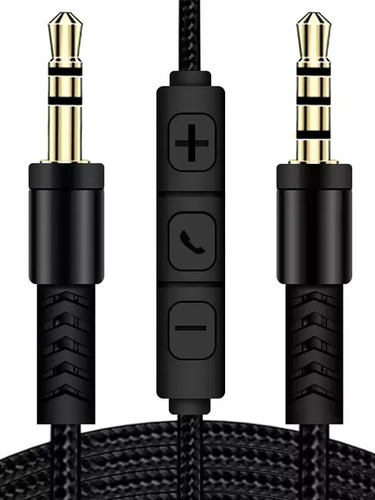 Cable Auxiliar 3.5 Cable Con Microfono Manos Libres Audifono