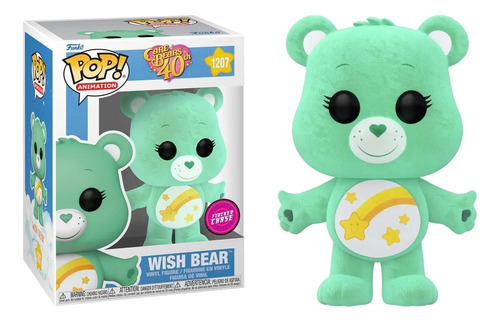 Wish Bear Chase Flocked Care Bears 40th 1207 Funko Pop