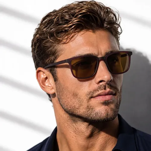 Óculos De Sol Quadrado Blade Original Masculino Tendência