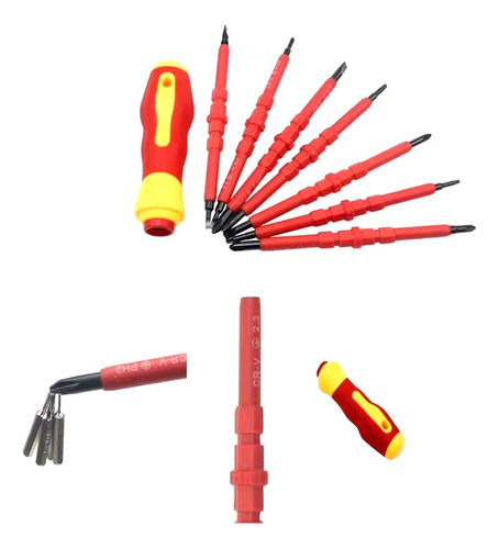 Juego De Destornilladores De Electricista Aislados Premium