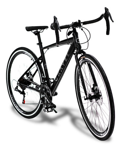 Bicicleta De Ruta Gravel Asphalt R700 47 51 54 Cm Color Negro mate Tamaño del cuadro 51 cm