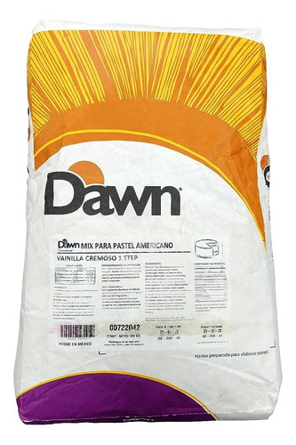 Harina Dawn Vainilla Cremoso Bulto 20 Kg