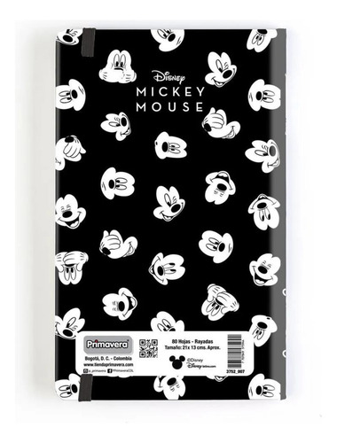 Libreta Cuaderno De Nota Tipo Agenda Primavera Disney