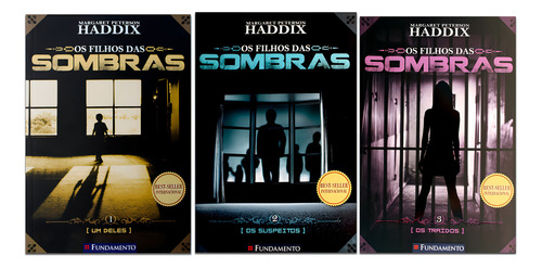 Trilogia Os Filhos Das Sombras - 3 Vol, De Margaret Peterson Haddix., Vol. 1. Editorial Fundamento, Capa Mole Em Português