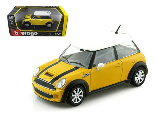 Auto De Colección Escala  1:24, Mini Cooper S Metálico 