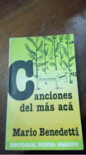 Libro Canciones Del Más Acá