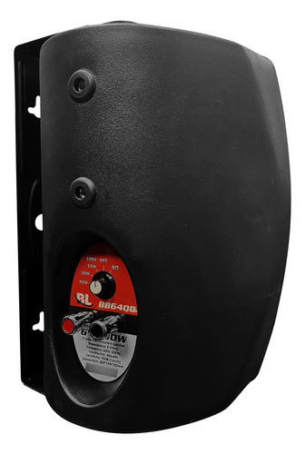 Parlante Bafle Exterior Estudio Soporte 6 Pulgadas Blauline Color Negro