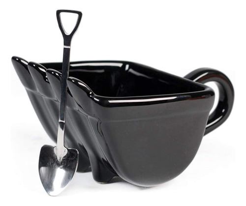 Creative Digger Excavadora Cubo Modelo Tazas Taza Con Cuchar