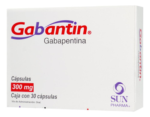Gabantin Cápsula 300 Mg, 30 Cápsulas
