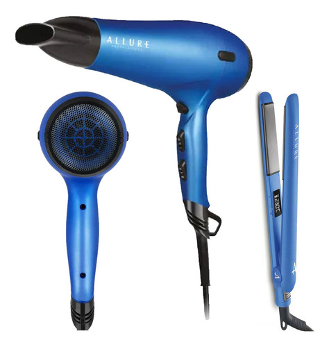 Combo Allure Secador Titanium Ionico + Planchita Alisado Cs