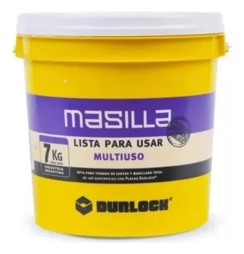 Masilla Durlock 7 Kg. - Multiuso - Lista Para Usar - Enduido