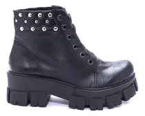 Comprar Borcegos Mujer Acordonados Tachas Plataforma Track (08\u002F920)