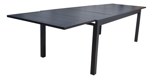 Mesa De Comedor Expandible Doume Interior,exterior 2 M/3.2 M Carbón