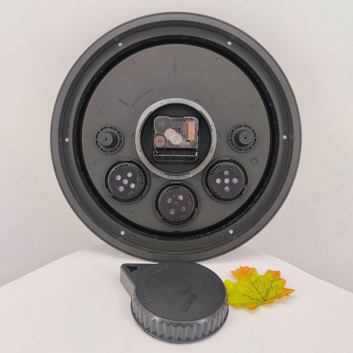 Reloj De Pared De 12 Pulgadas Con Reloj Redondo Estilo Retro