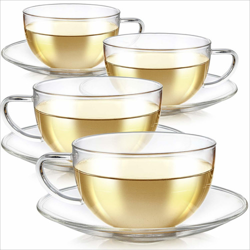 Teabloom Kyoto Teacup And Saucer Set 4-pack Large Size 12