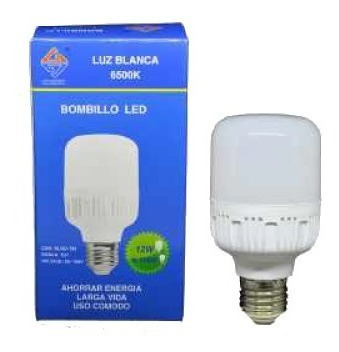 Bombillo Led Bulbo 12w E27 6500k 85-165v Gdseo Alto Brillo