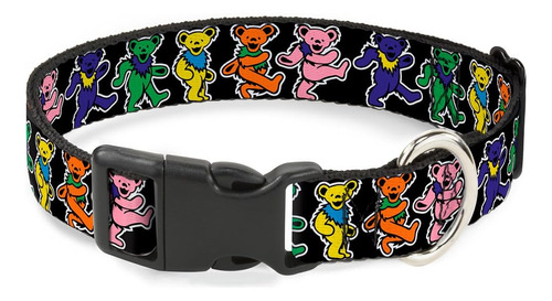 Collar De Gato Breakaway Osos Bailarines Negro Multicolor 8 