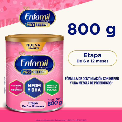 Fórmula Infantil Enfamil Etapa 6-12 Meses Lata 800g Vainilla