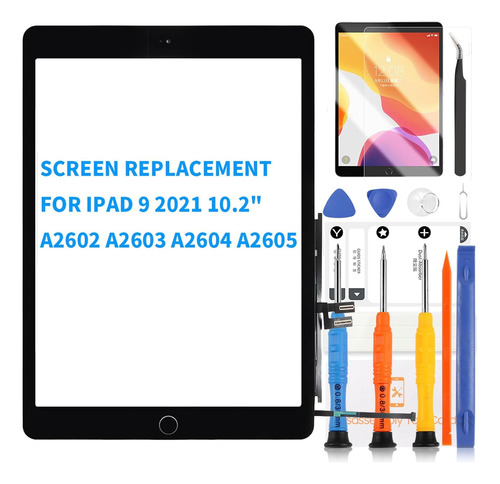 Para iPad 10.2 2021 Reemplazo De La Pantalla Para iPad 9 9a