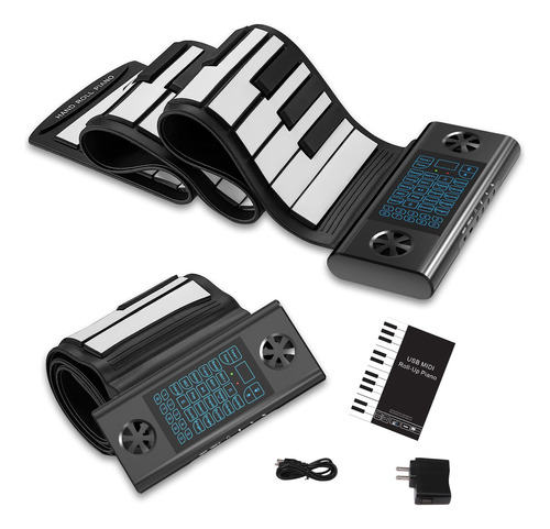 Konix Piano Enrollable De 61 Teclas, Piano Portátil Mejora.