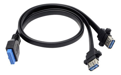 Xmsjsiy Cable De Panel Frontal Usb 3.0, Cable De Placa Base