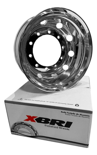 Roda Alumínio Caminhão Carreta 10 Furos 8.25 X 22.5 Xbri