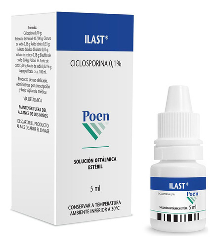 Ilast® Solución Oftálmica X 5ml