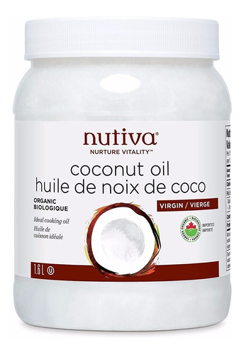 Aceite De Coco Virgen Orgánico Nutiva 54 Oz 