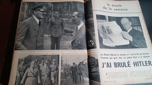 París Match 342 Hitler Mussolini Margarita Israel 1955 29/10 (Usado)