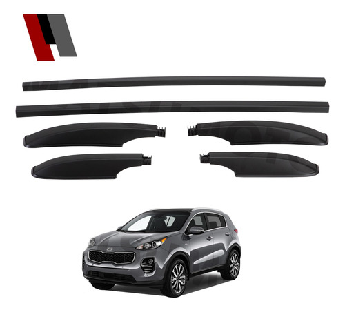 Kit Barras De Techo Lateral Kia Sportage Decorativa