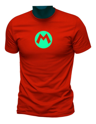Playera Brilla En Lo Obscuro Mario Bros Nintendo Switch 3ds