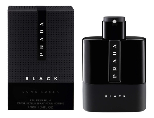 Perfume negro para hombre Luna Rossa Edp de Prada, 100 ml