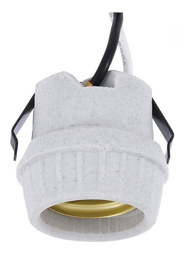 B Lamp Base Media Conector Porcelana Sin Llave Clip 8.3