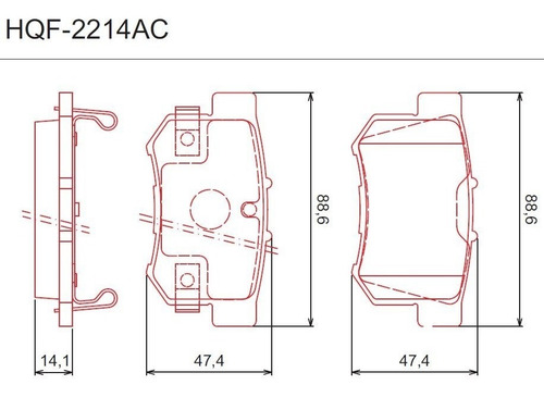 Kit Pastilha De Freio Dianteira E Traseira Cerâmica Ferodo Honda Civic 2012 2013 2014 2015 2016