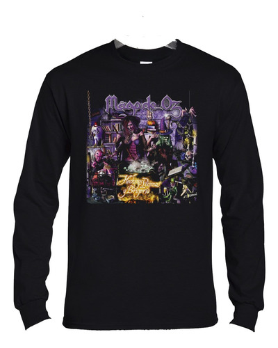 Polera Ml Mago De Oz Hechizos Pocimas Y Br Metal Abominatron