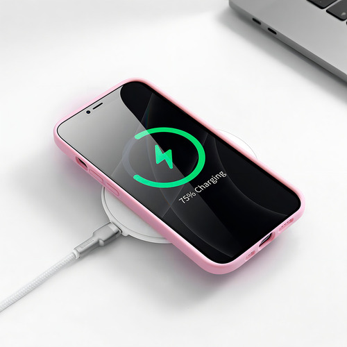 Baseus Fundas iPhone 12 y 13 Rosa iPhone 13 Pro Max Silicona