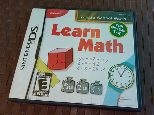 Nintendo Ds 3ds Videojuego Learn Math Original FĂsico (Usado)