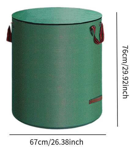 Bolsa De Recolección De Residuos Para Jardín, 272 Litros