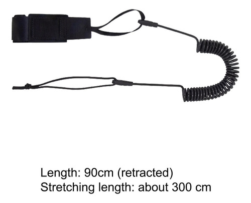 Coiled Leash For Board Open Water Stand Up Paddle Board Sta
