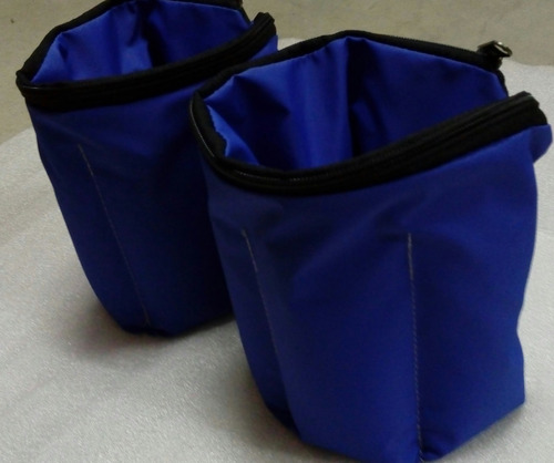 Imagen 2 de 4 de Kit De Tobilleras Con Peso 500grs C/u