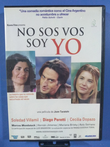 Pelicula No Sos Vos, Soy Yo ( Diego Peretti ) Dvd Original 