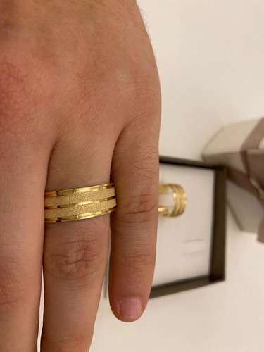 Alianças Styllus 098 Ouro Amarelo 750 8mm