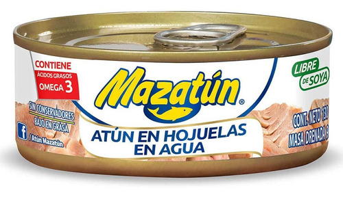 Atún Mazatún En Agua 130g