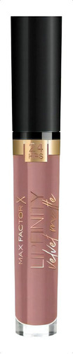 Labial Líquido Max Factor Lipfinity Velvet Matte Color 035 Elegant Brown