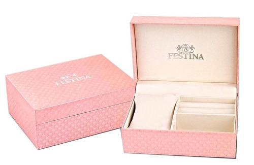 Reloj De Mujer Acero Festina Con Swarovski Mod. F20336.3